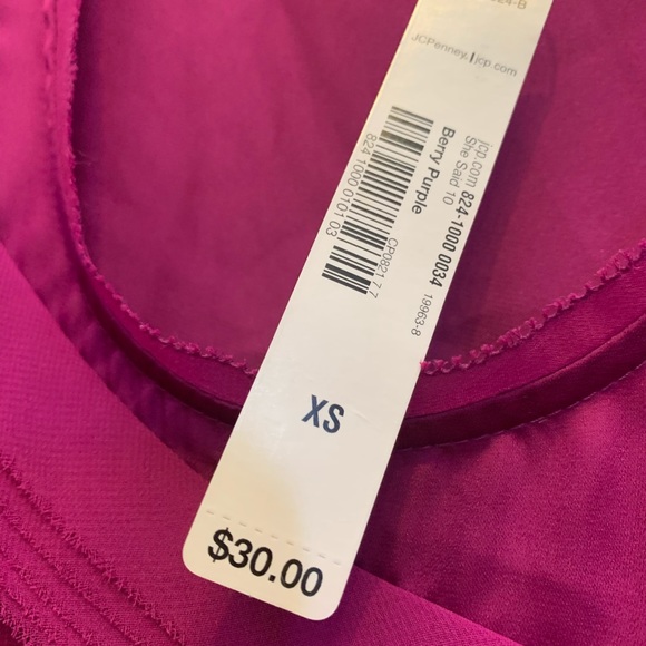 NWT She Said Magenta Purple Blouse Size XS - Picture 5 of 10
